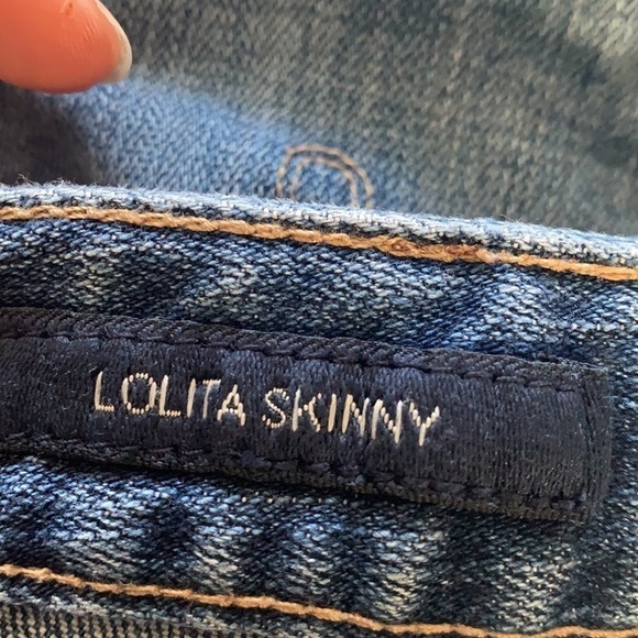 LUCKY Brand Blue Wash Stretch Low Rise Lolita Skinny jeans Size 0/25 - Picture 11 of 14